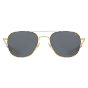 American Optical Original Pilot 57' Lente Gris con Montura Oro