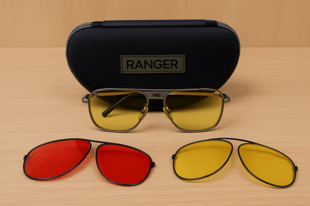 Elección de lentes clip‑on para la montura Sporter Ranger RX - Pilot Visual