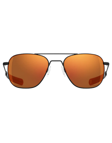 AVIATOR – MATTE BLACK & REDLINE Aviator Lente RedLine con Montura Negro Mate - Colección DriveWorks