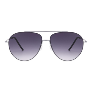 Hudson PilotVisual 61' Lente gris Degradado Con Montura Plata Brillo